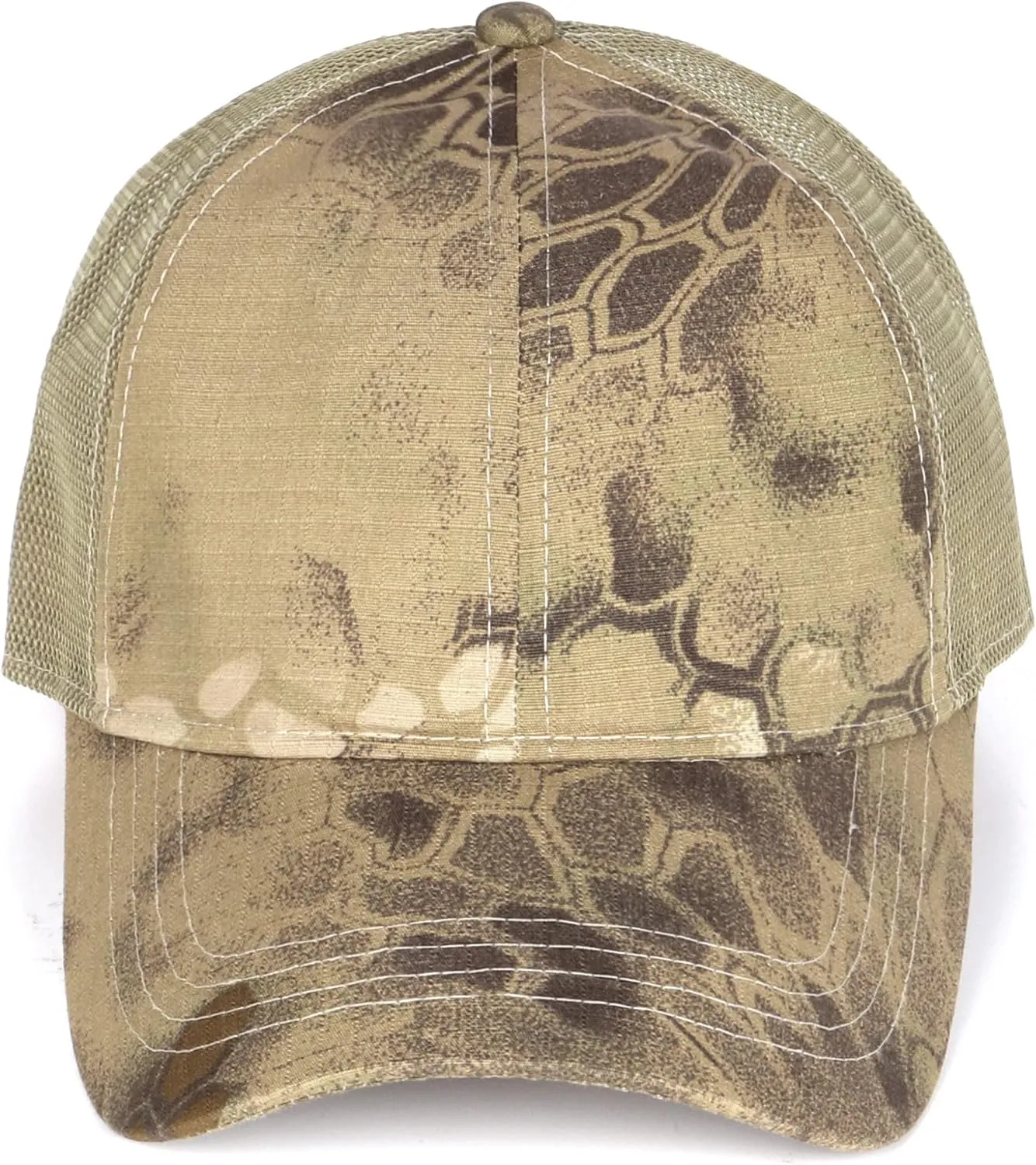 Zylioo XXL Oversize Camo Trucker Cap,Adjustable Camouflage Mesh Trucker Hats,Breatable Running Hat for Big Heads