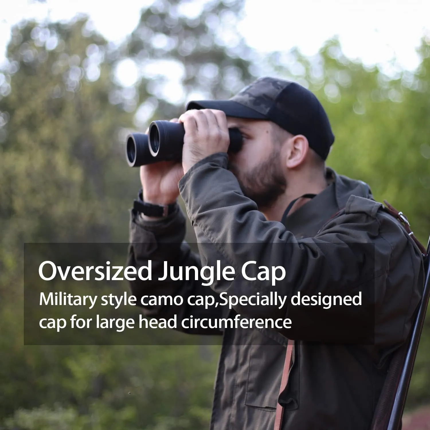Zylioo XXL Oversize Camo Trucker Cap,Adjustable Camouflage Mesh Trucker Hats,Breatable Running Hat for Big Heads