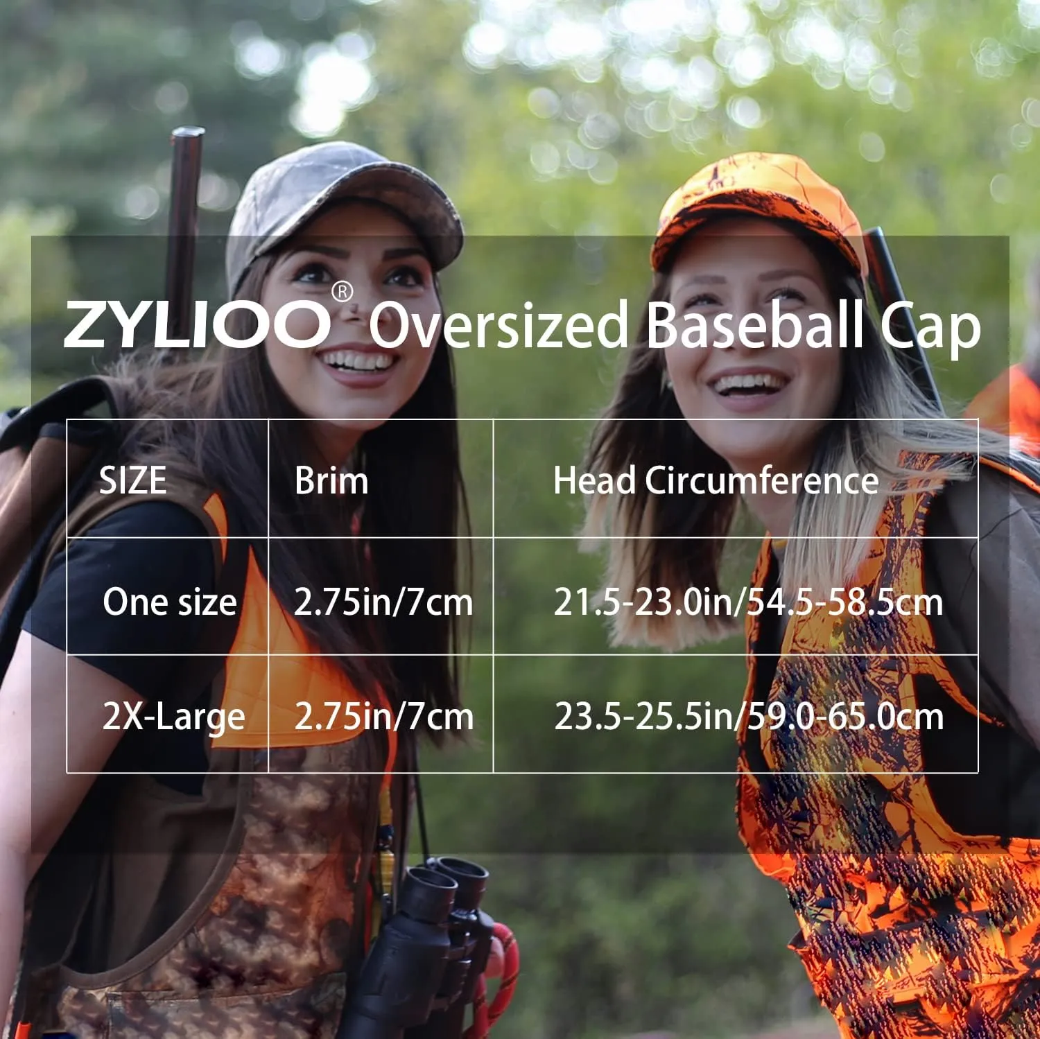 Zylioo XXL Oversize Camo Trucker Cap,Adjustable Camouflage Mesh Trucker Hats,Breatable Running Hat for Big Heads
