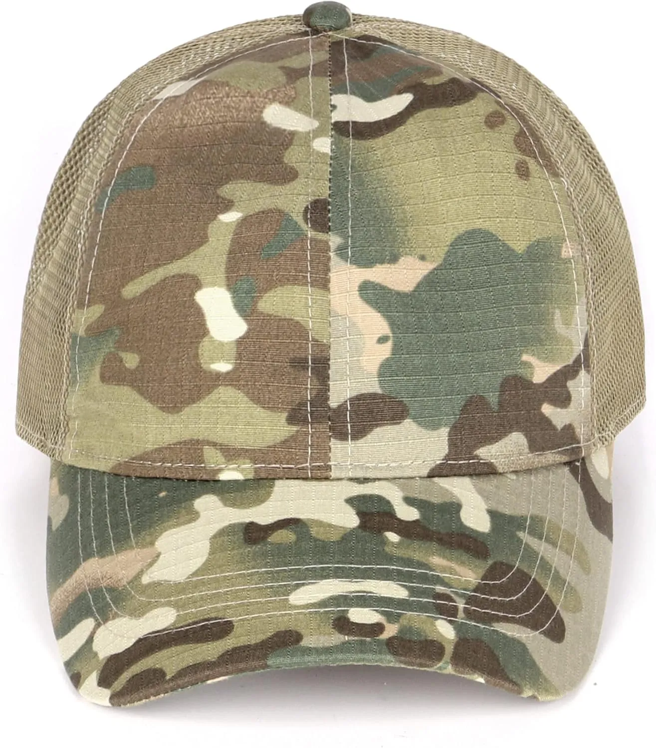 Zylioo XXL Oversize Camo Trucker Cap,Adjustable Camouflage Mesh Trucker Hats,Breatable Running Hat for Big Heads