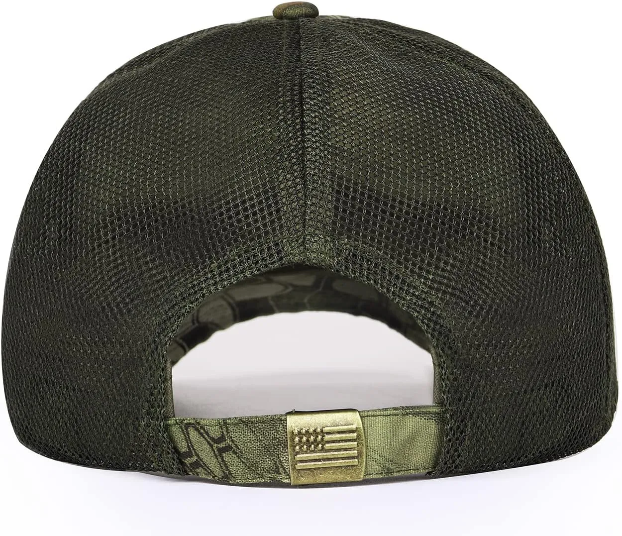 Zylioo XXL Oversize Camo Trucker Cap,Adjustable Camouflage Mesh Trucker Hats,Breatable Running Hat for Big Heads
