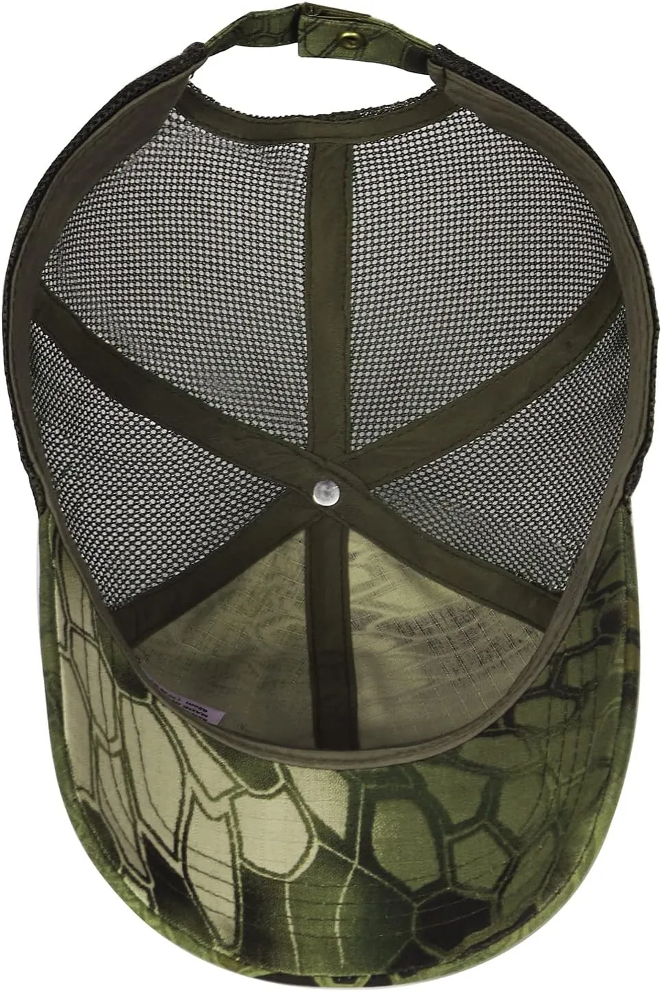 Zylioo XXL Oversize Camo Trucker Cap,Adjustable Camouflage Mesh Trucker Hats,Breatable Running Hat for Big Heads