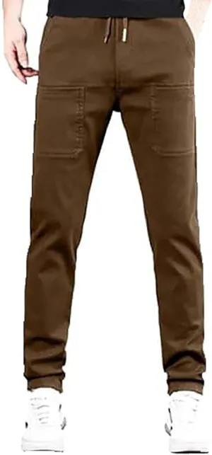ZYXTIM Multipants High Stretch Multi-Pocket Durable Cargo Pants Oversize Casual Sport Trousers Mencomfy Hiking Joggers Bottom