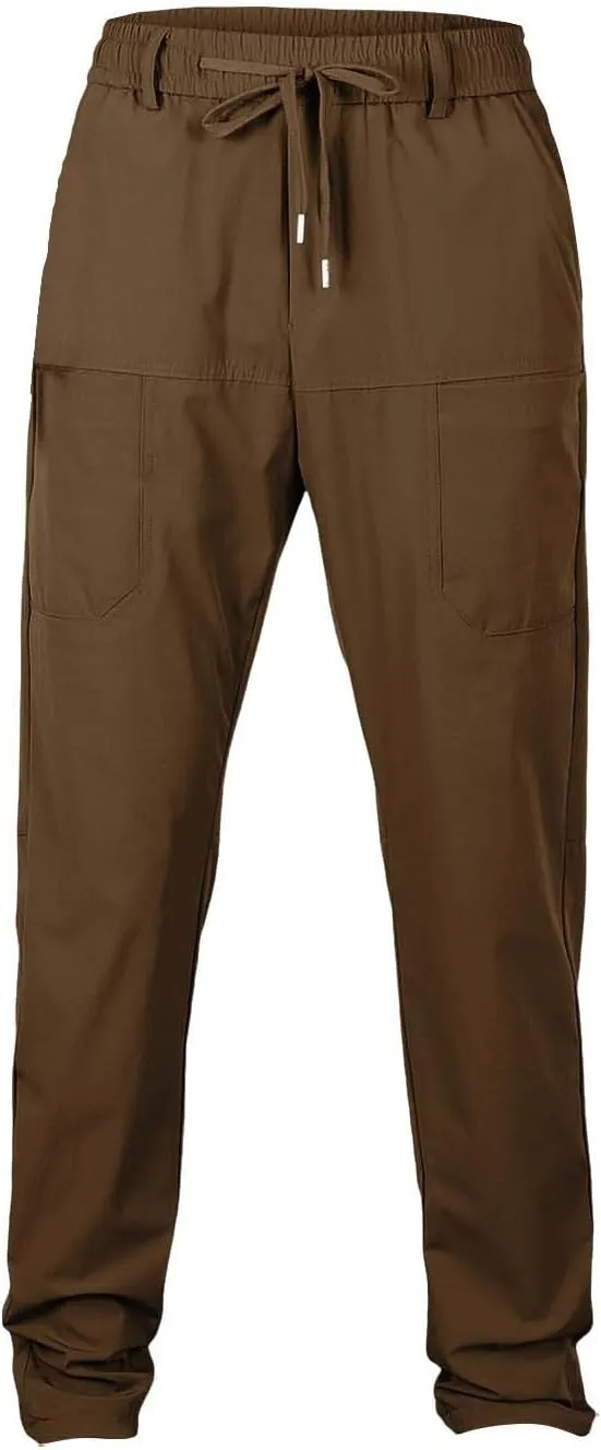 ZYXTIM Multipants High Stretch Multi-Pocket Durable Cargo Pants Oversize Casual Sport Trousers Mencomfy Hiking Joggers Bottom